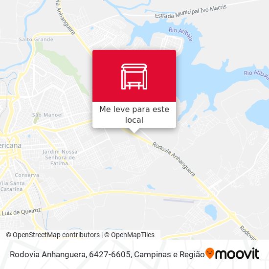 Rodovia Anhanguera, 6427-6605 mapa