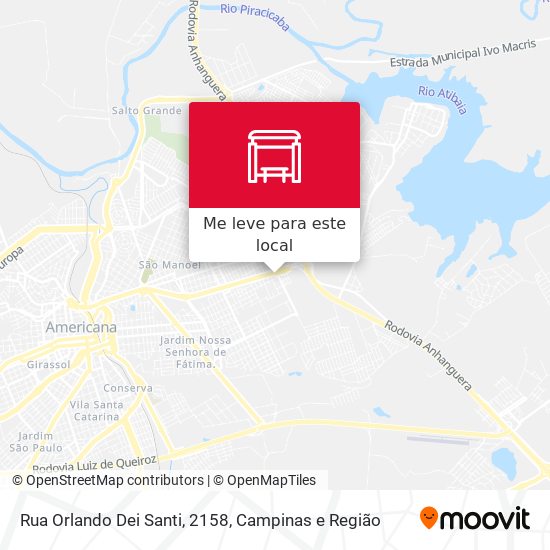 Rua Orlando Dei Santi, 2158 mapa