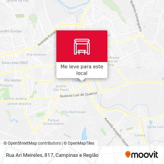 Rua Ari Meireles, 817 mapa