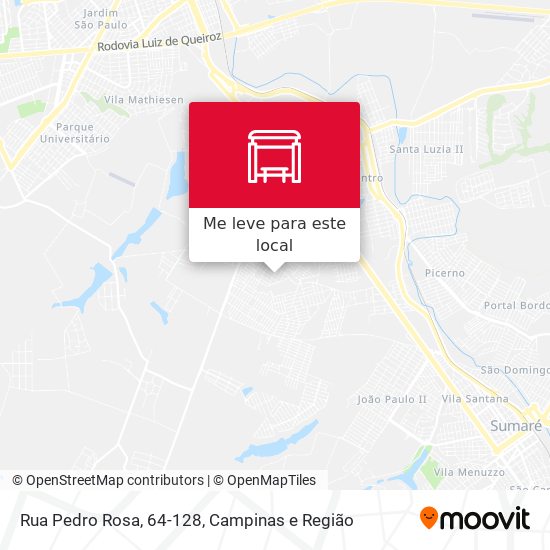Rua Pedro Rosa, 64-128 mapa