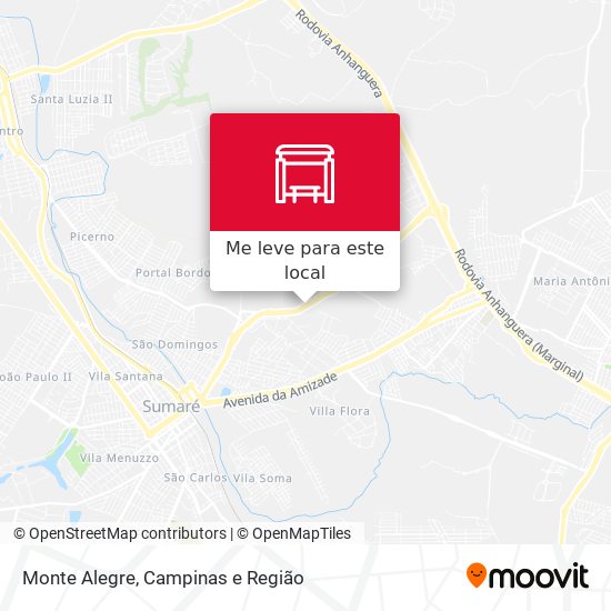 Monte Alegre mapa