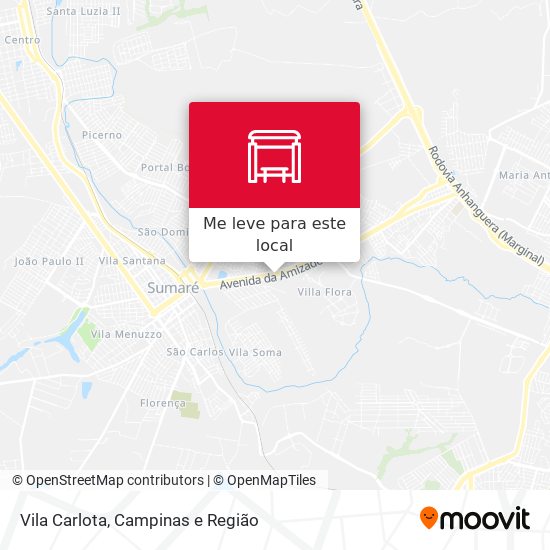 Vila Carlota mapa
