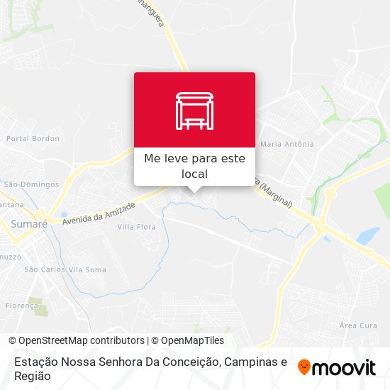 Estação Nossa Senhora Da Conceição mapa