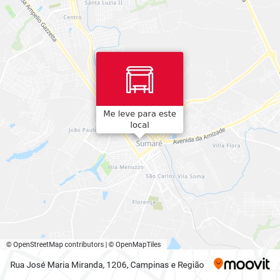 Rua José Maria Miranda, 1206 mapa