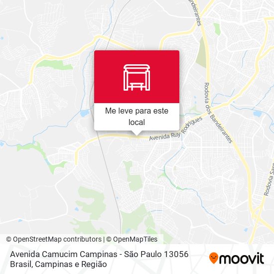 Avenida Camucim Campinas - São Paulo 13056 Brasil mapa