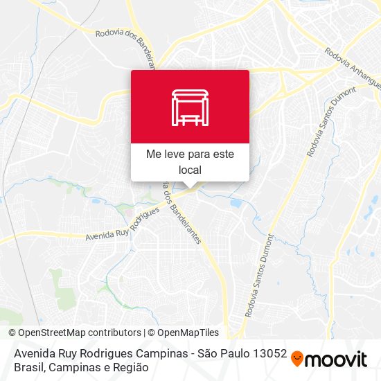 Avenida Ruy Rodrigues Campinas - São Paulo 13052 Brasil mapa