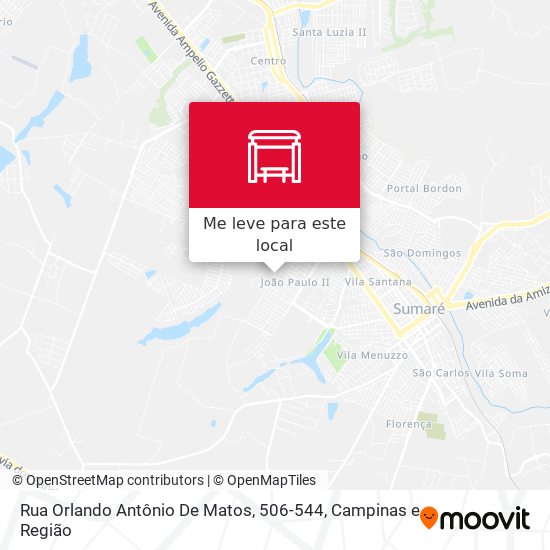 Rua Orlando Antônio De Matos, 506-544 mapa