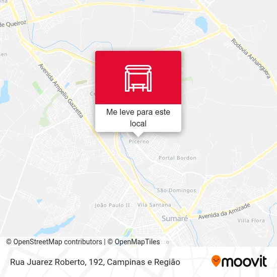 Rua Juarez Roberto, 192 mapa