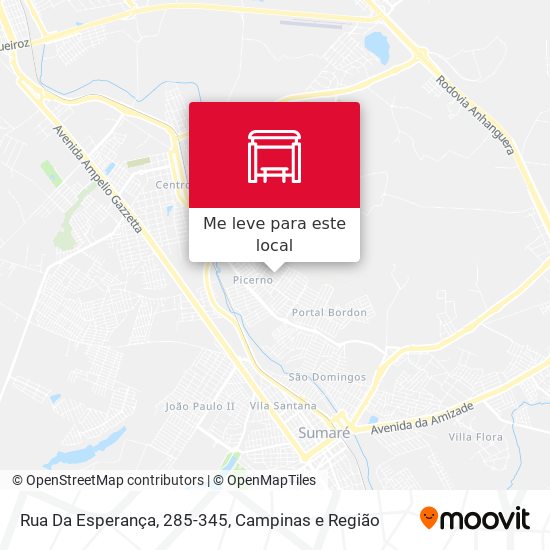 Rua Da Esperança, 285-345 mapa
