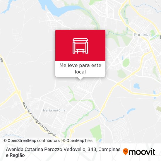 Avenida Catarina Perozzo Vedovello, 343 mapa