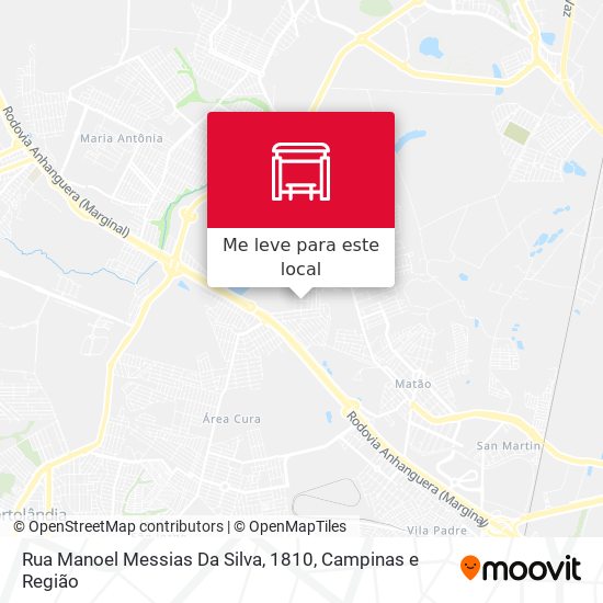 Rua Manoel Messias Da Silva, 1810 mapa