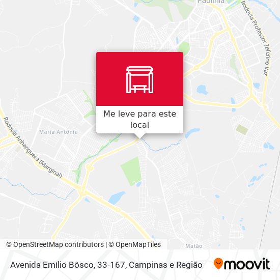Avenida Emílio Bôsco, 33-167 mapa
