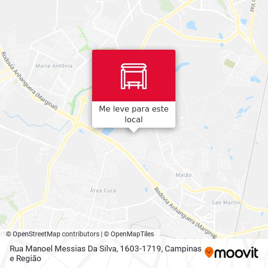 Rua Manoel Messias Da Silva, 1603-1719 mapa