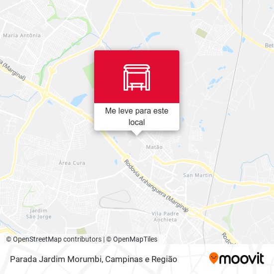 Parada Jardim Morumbi mapa