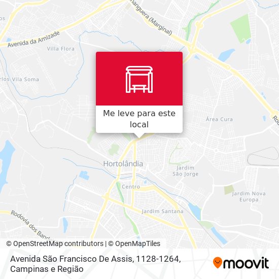 Avenida São Francisco De Assis, 1128-1264 mapa