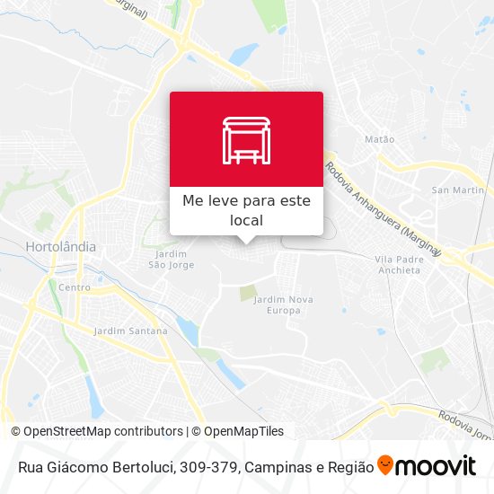 Rua Giácomo Bertoluci, 309-379 mapa