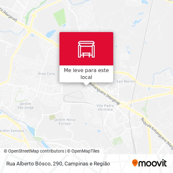 Rua Alberto Bôsco, 290 mapa