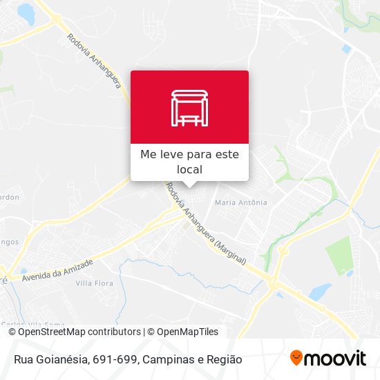 Rua Goianésia, 691-699 mapa