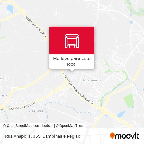 Rua Anápolis, 355 mapa