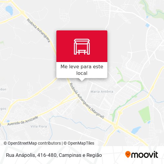 Rua Anápolis, 416-480 mapa