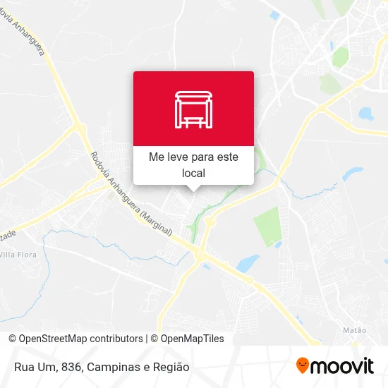 Rua Um, 836 mapa