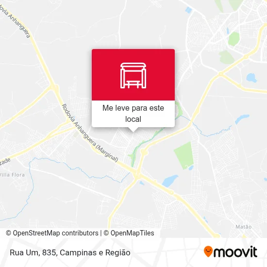 Rua Um, 835 mapa