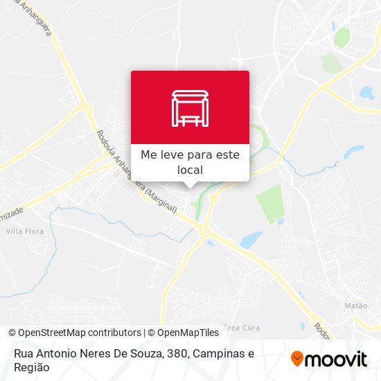 Rua Antonio Neres De Souza, 380 mapa