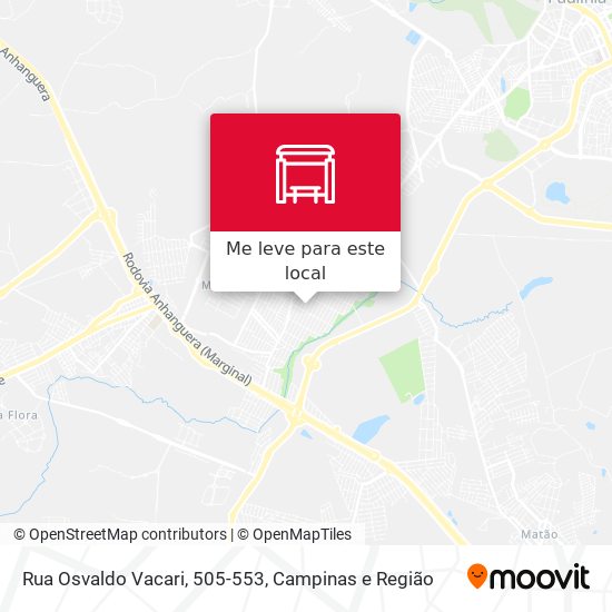 Rua Osvaldo Vacari, 505-553 mapa