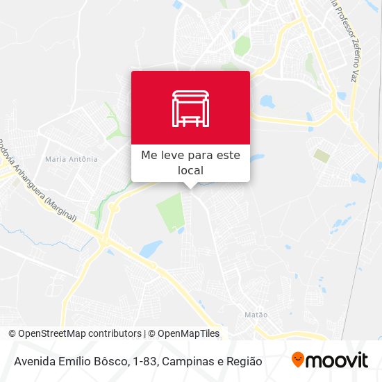 Avenida Emílio Bôsco, 1-83 mapa