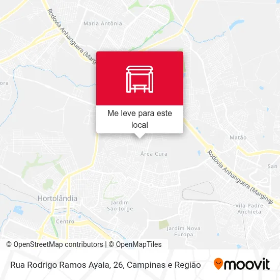 Rua Rodrigo Ramos Ayala, 26 mapa
