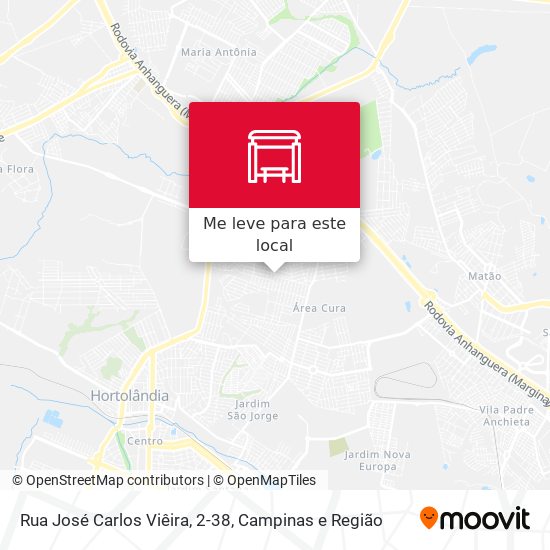 Rua José Carlos Viêira, 2-38 mapa