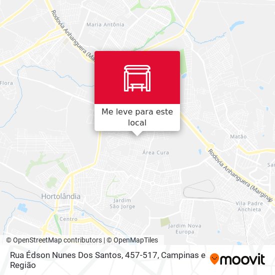 Rua Édson Nunes Dos Santos, 457-517 mapa