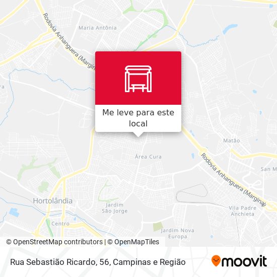 Rua Sebastião Ricardo, 56 mapa