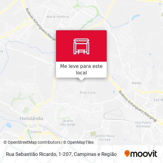 Rua Sebastião Ricardo, 1-207 mapa