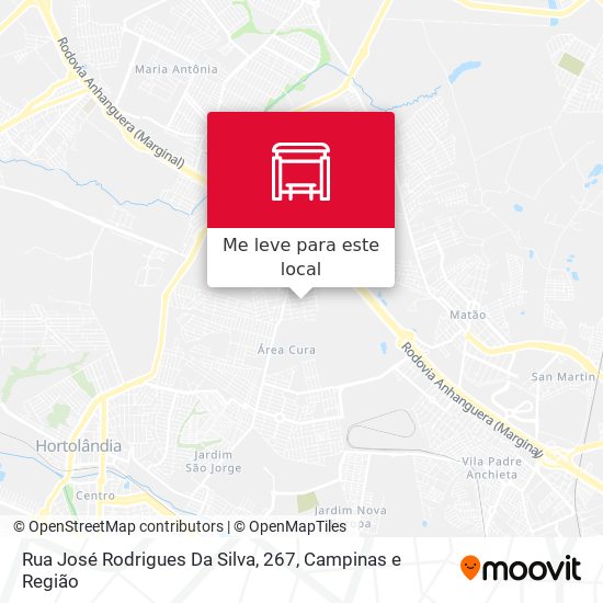 Rua José Rodrigues Da Silva, 267 mapa