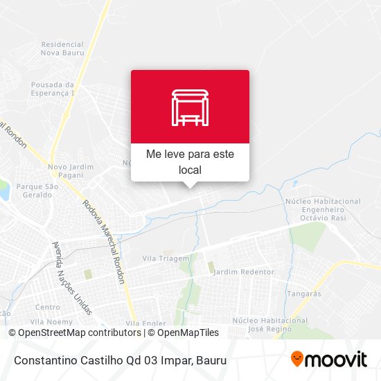 Constantino Castilho Qd 03 Impar mapa
