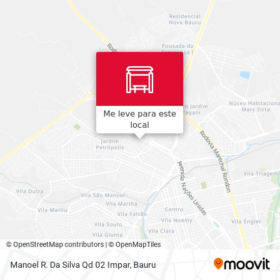 Manoel R. Da Silva Qd 02 Impar mapa