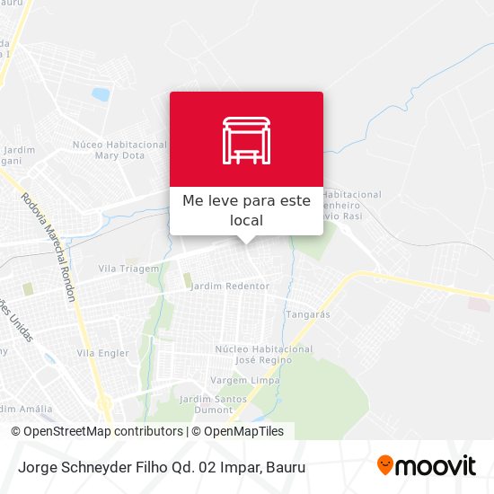 Jorge Schneyder Filho Qd. 02 Impar mapa