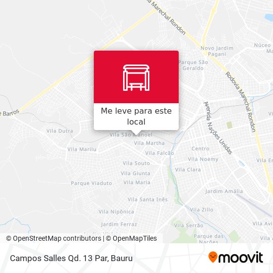 Campos Salles Qd. 13 Par mapa