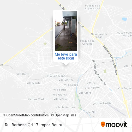 Rui Barbosa Qd.17 Impar mapa