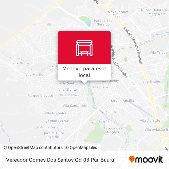 Vereador Gomes Dos Santos Qd-03 Par mapa