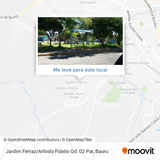 Jardim Ferraz / Arlindo Fidelis Qd. 02 Par mapa