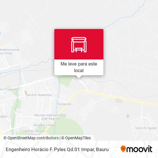 Engenheiro Horácio F. Pyles Qd.01 Impar mapa