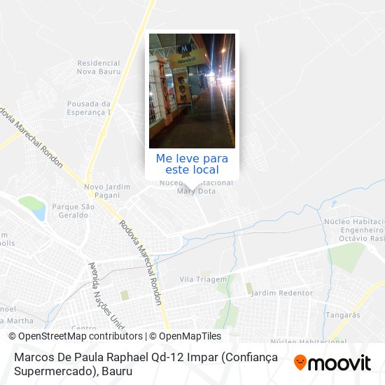 Marcos De Paula Raphael Qd-12 Impar (Confiança Supermercado) mapa