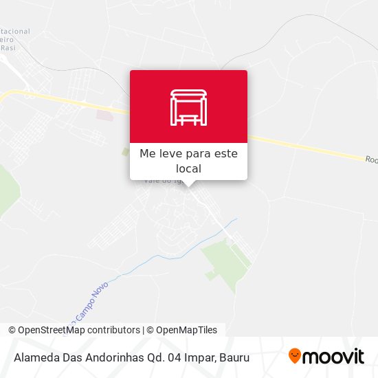 Alameda Das Andorinhas Qd. 04 Impar mapa