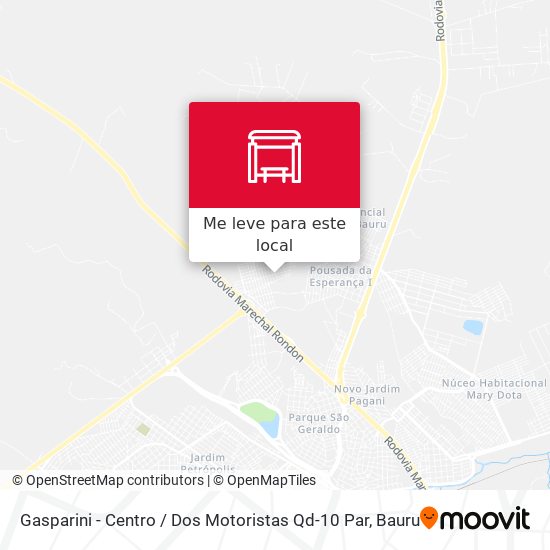 Gasparini - Centro / Dos Motoristas Qd-10 Par mapa