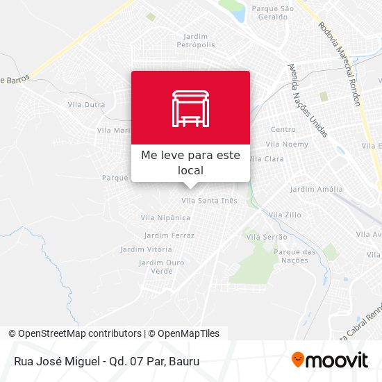 Rua José Miguel - Qd. 07 Par mapa