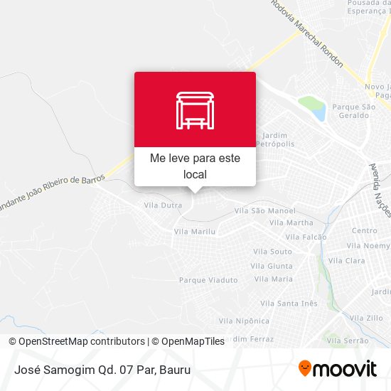 José Samogim Qd. 07 Par mapa