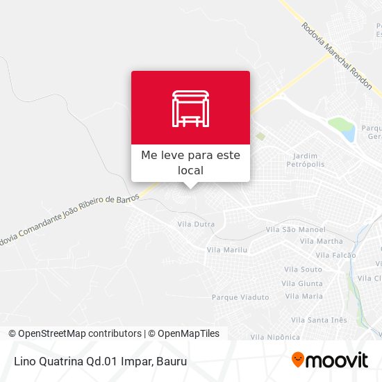 Lino Quatrina Qd.01 Impar mapa