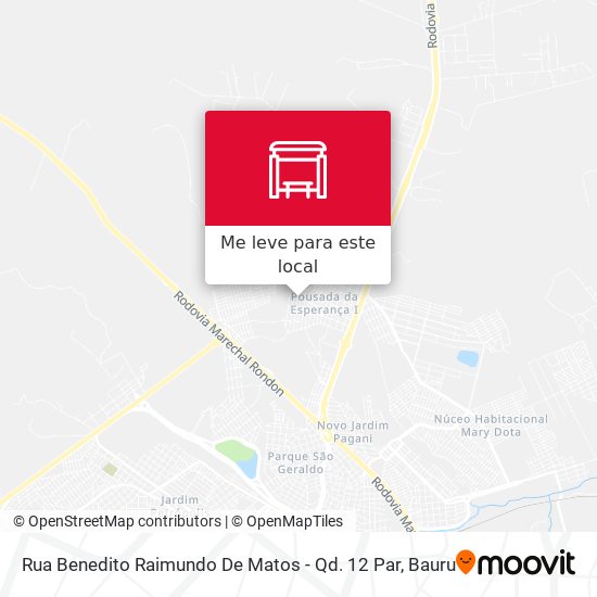 Rua Benedito Raimundo De Matos - Qd. 12 Par mapa